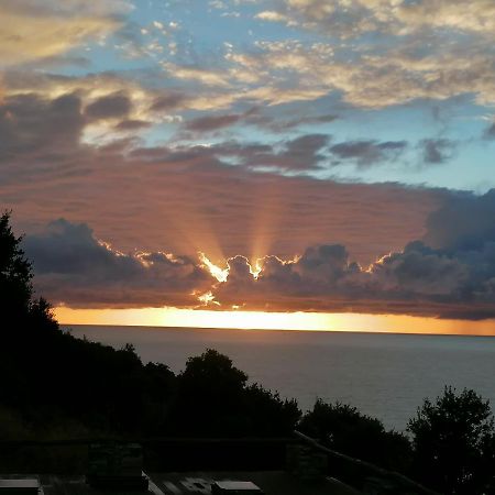 Coin De Paradis Vue Dominante Sur Mer, Montagne Et Tour Genoise Avec Jacuzzi Pino Bagian luar foto